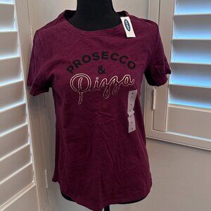 Prosecco & Pizza Women's T-shirt (Various sizes)